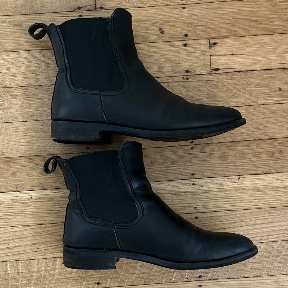 Thursday Boots Black Leather Chelsea Boots